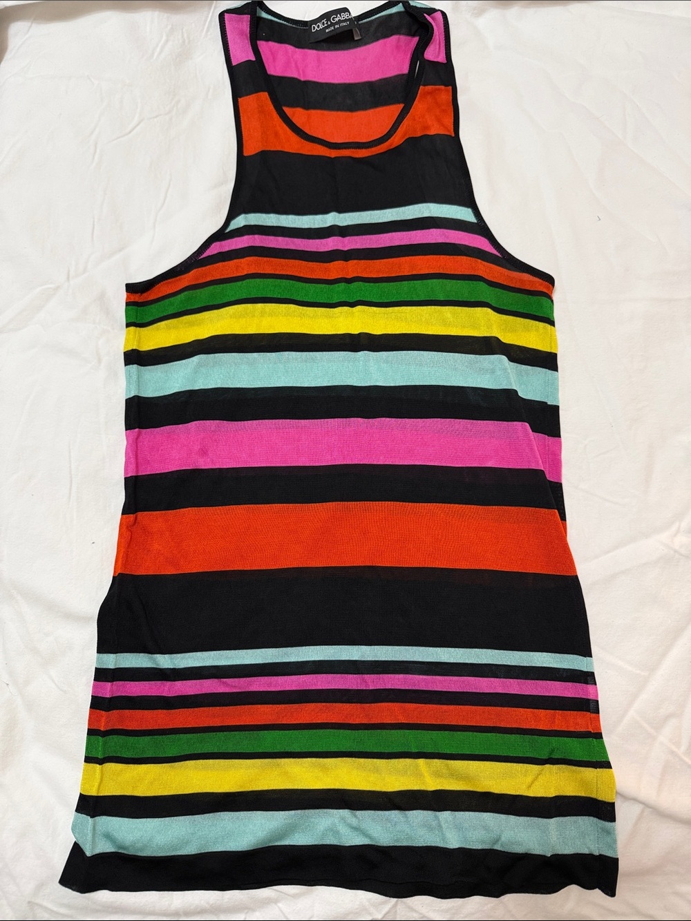 Dolce & Gabbana - LIKE NEW - Multicolor Striped Women's Tank Top